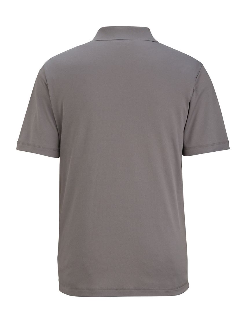 Male Mini-Pique Cool Gray Polo