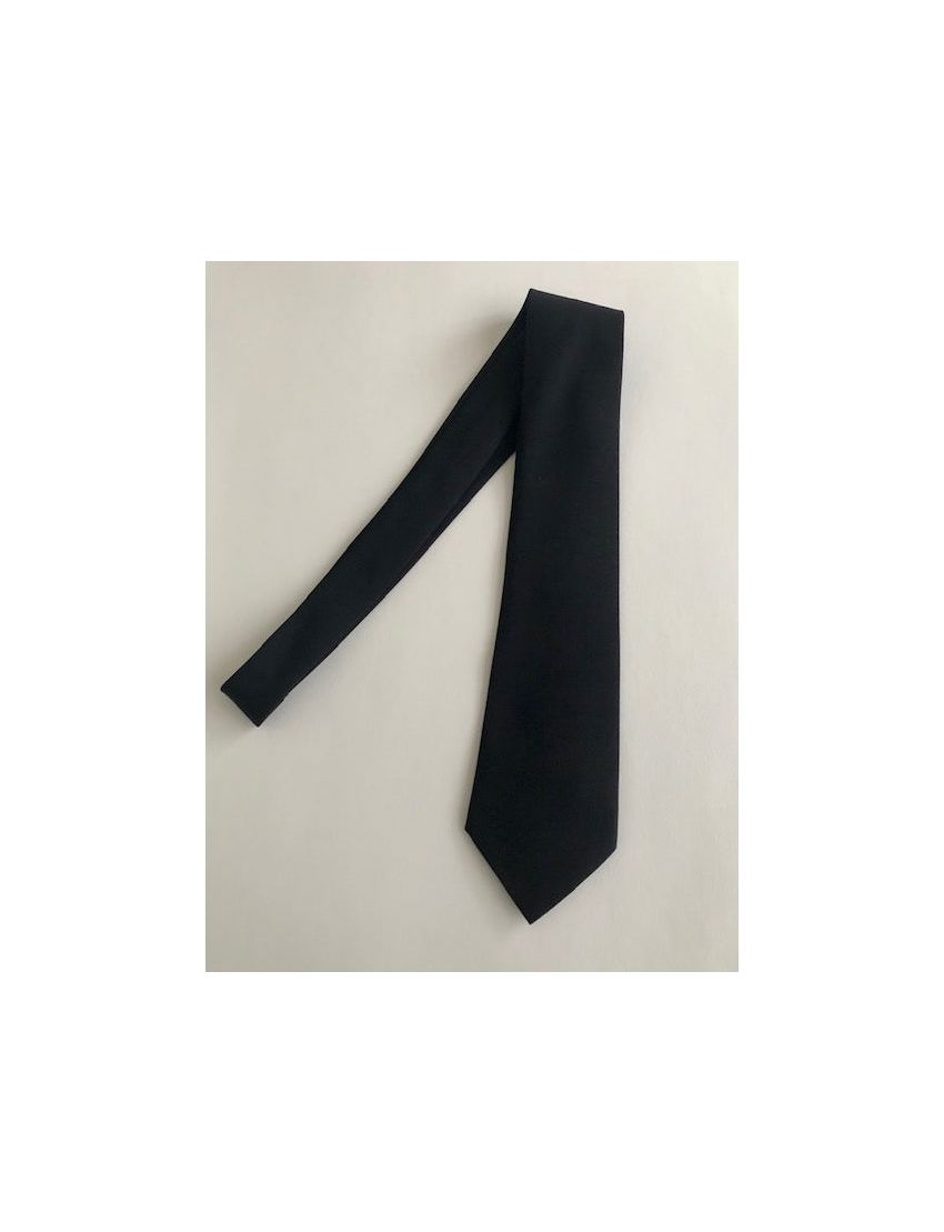 Four-in-Hand Black Tie