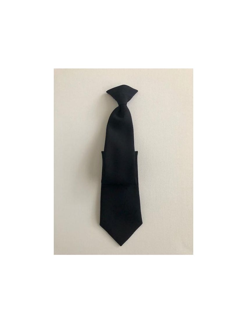 Clip-On Black Tie