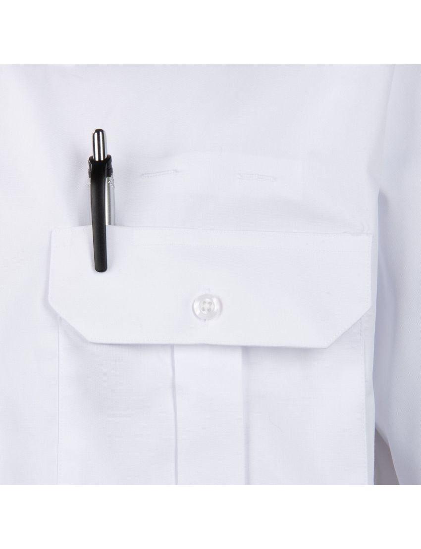 Evan Flap Pocket Short Sleeve Bamboo Regular Shirt w/Eyelet