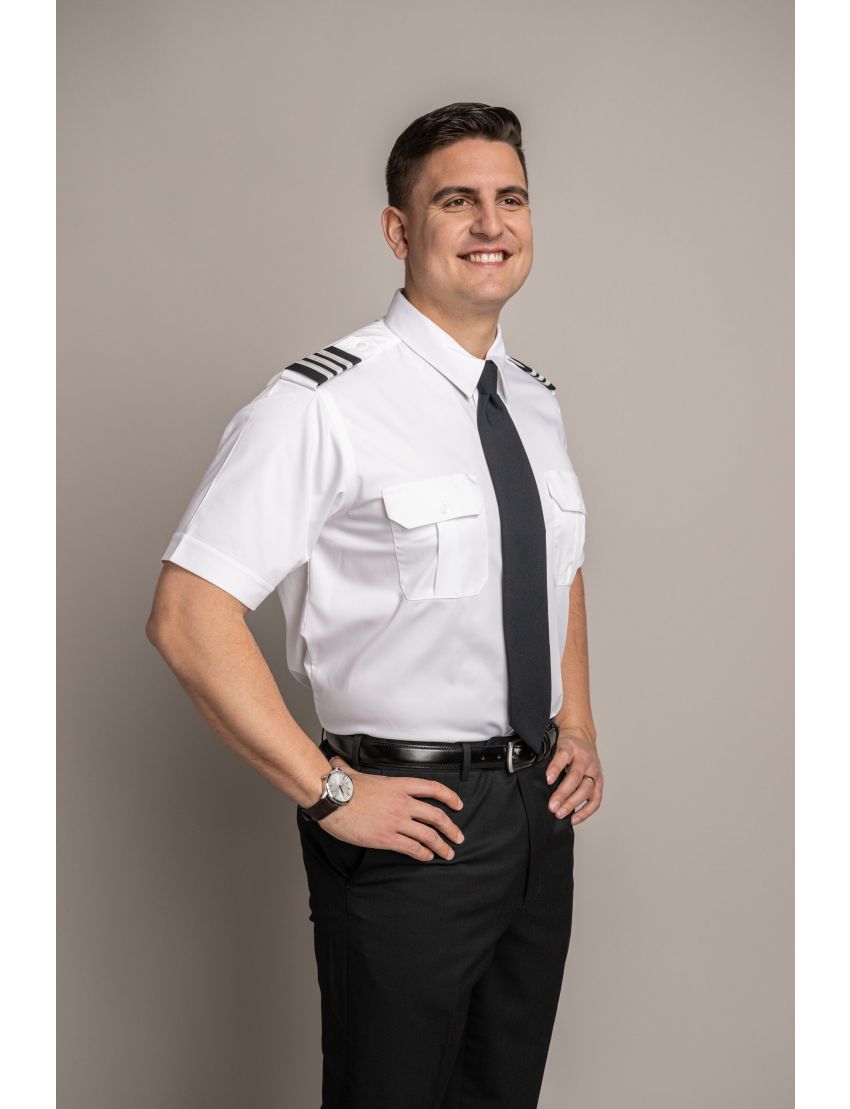 Sterling Flap Pocket Short Sleeve Tapered Shirt