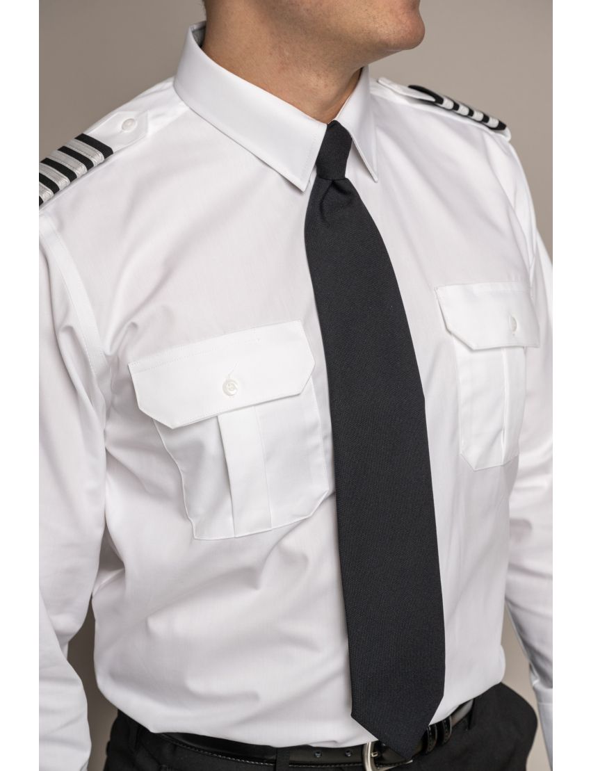 Sterling Flap Pocket Long Sleeve Tapered Shirt