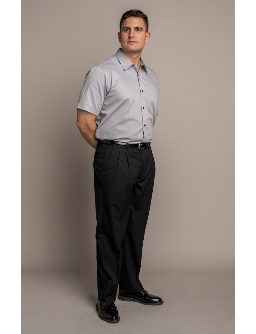 William Short Sleeve Silver Shirt