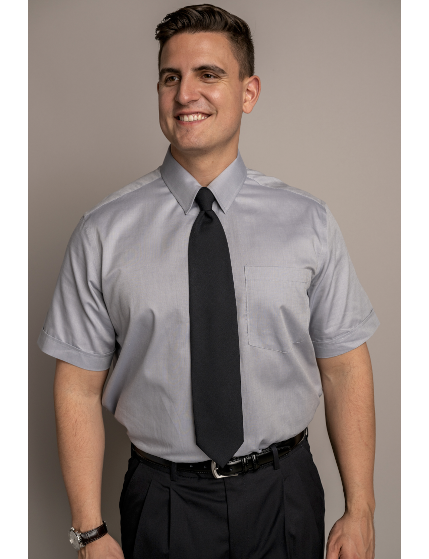 William Short Sleeve Silver Shirt