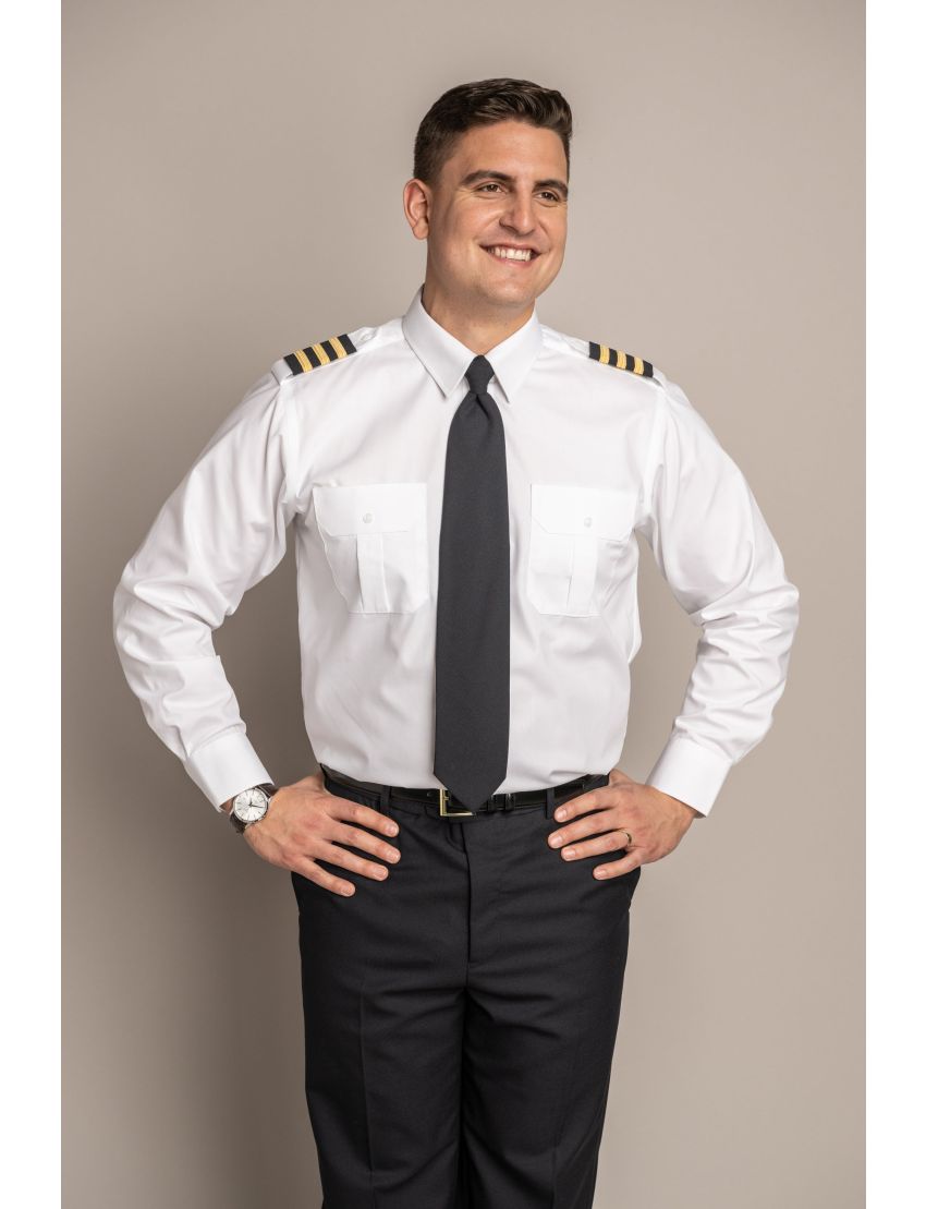 Sterling Open Pocket Long Sleeve Tapered Shirt