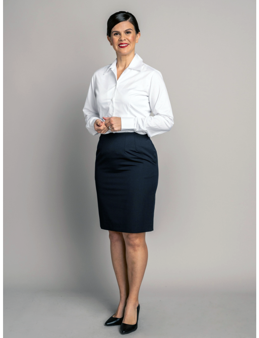 Anne V-Neck Long Sleeve Bamboo Shirt