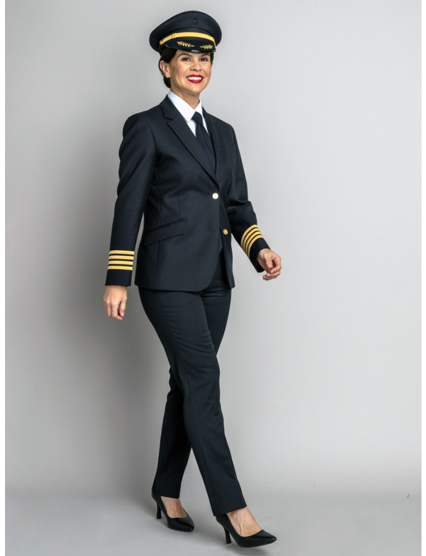 Betsy Sharkskin Midnight Blue Jacket