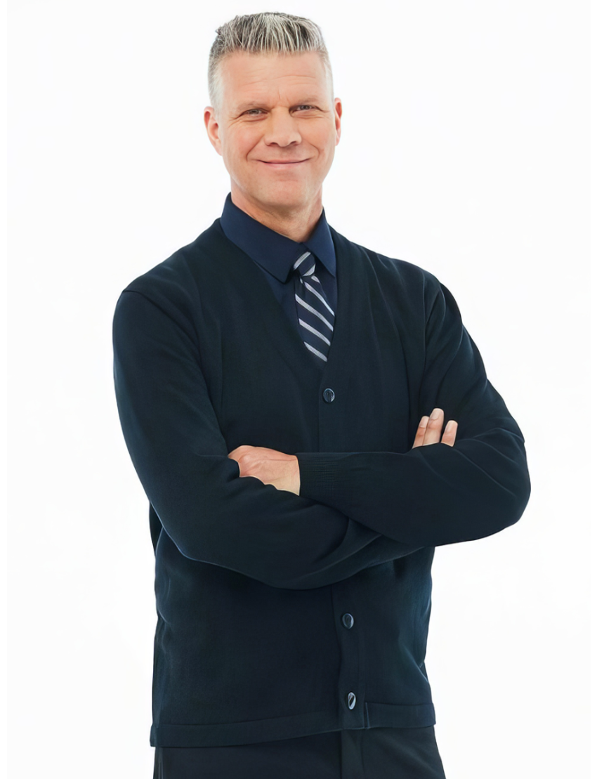 Button Up Unisex Navy Cardigan