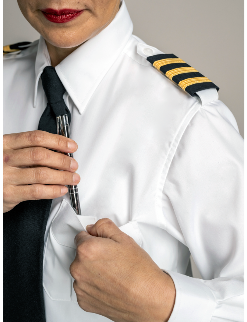 Jayne Open Pocket Long Sleeve Shirt