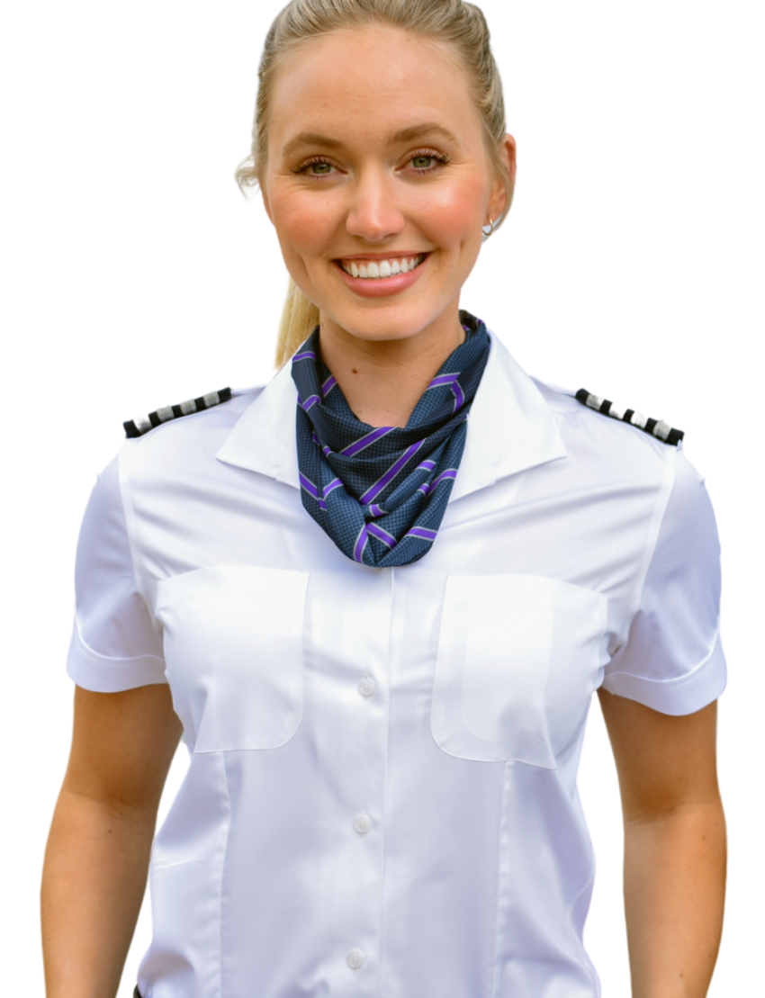 M&H Lauren Open Pocket Short Sleeve Bamboo Shirt w/Eyelet