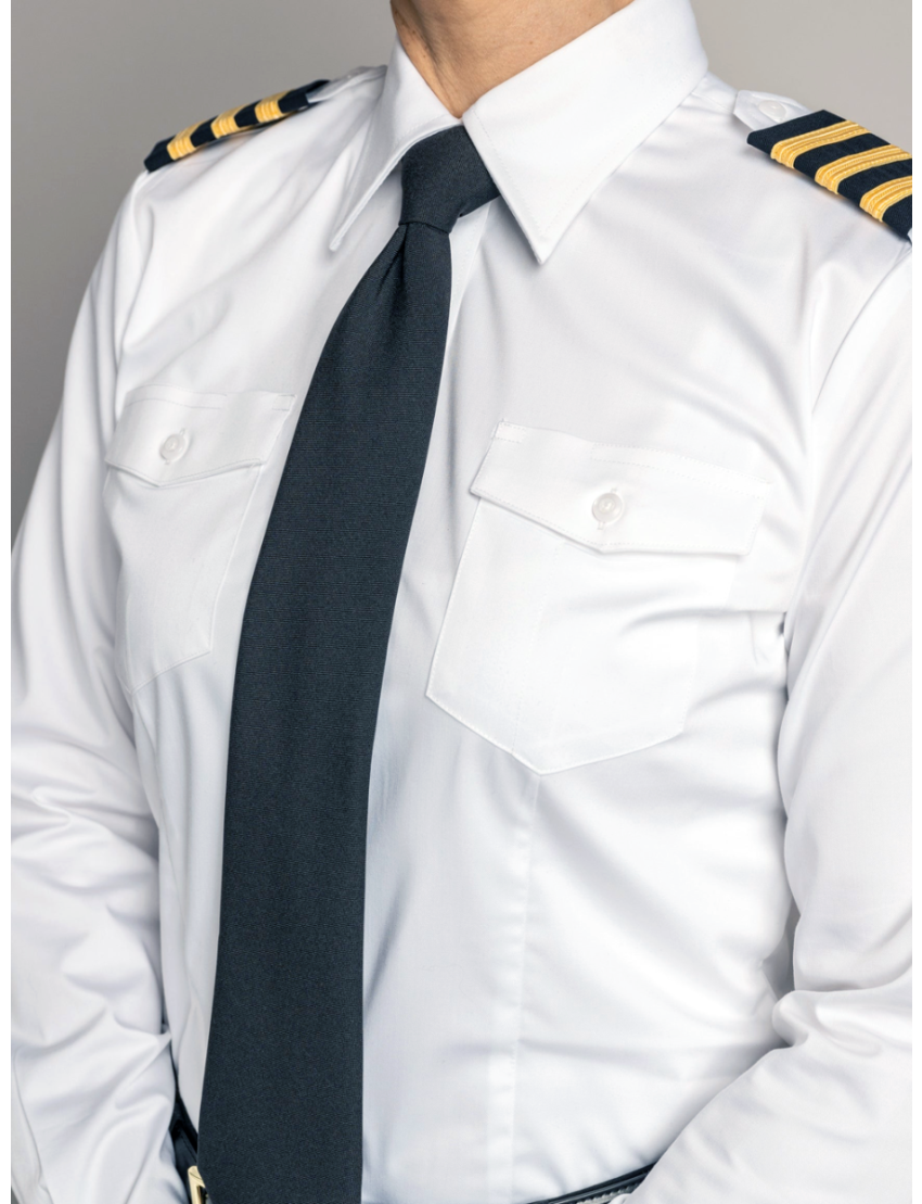 Stephanie Flap Pocket Tapered Long Sleeve Bamboo Shirt w/Eye