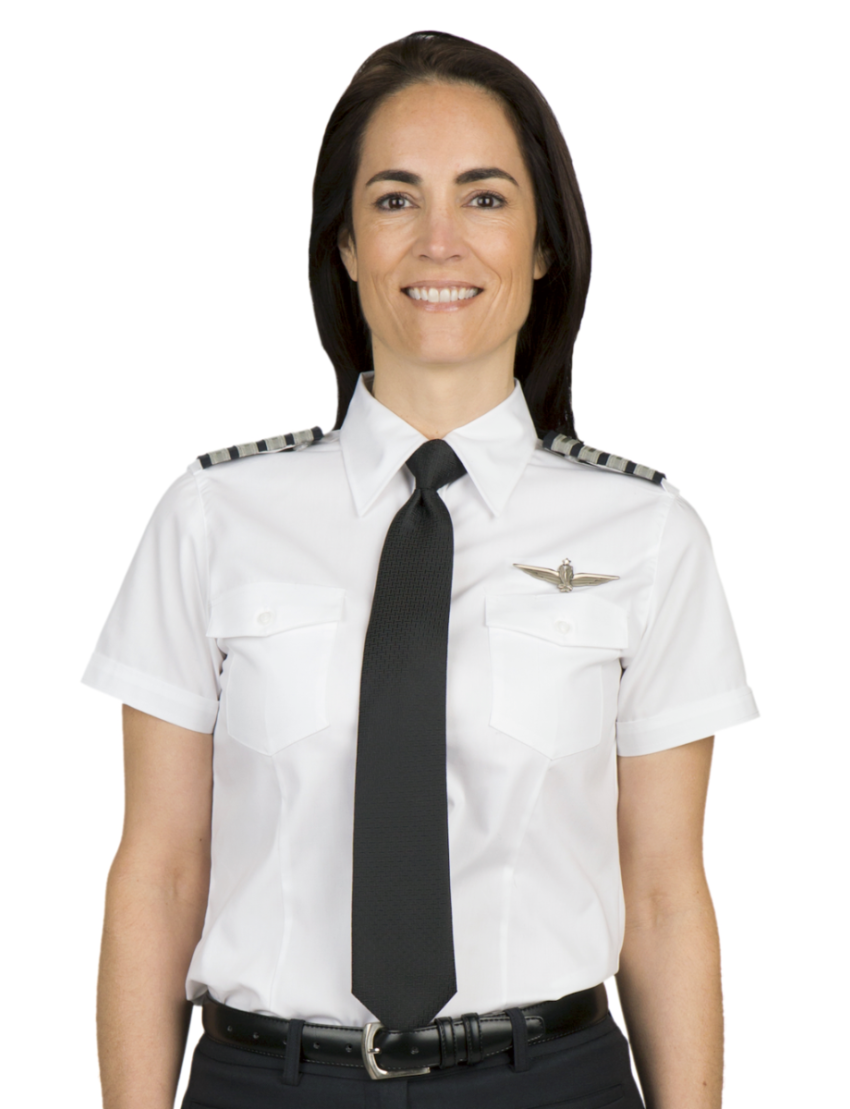 Stephanie Flap Pocket Tapered Short Sleeve Bamboo Shirt w/Eye