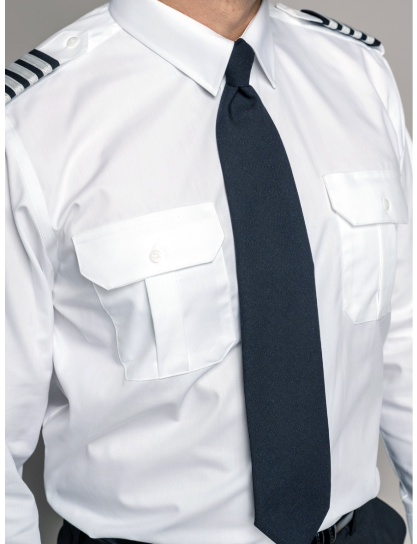 Sterling Tapered Flap Pocket Long Sleeve Shirt w/Eyelet