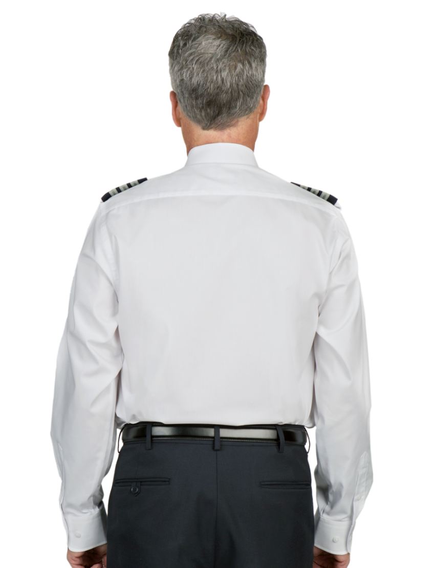 Sterling Tapered Flap Pocket Long Sleeve Shirt w/Eyelet