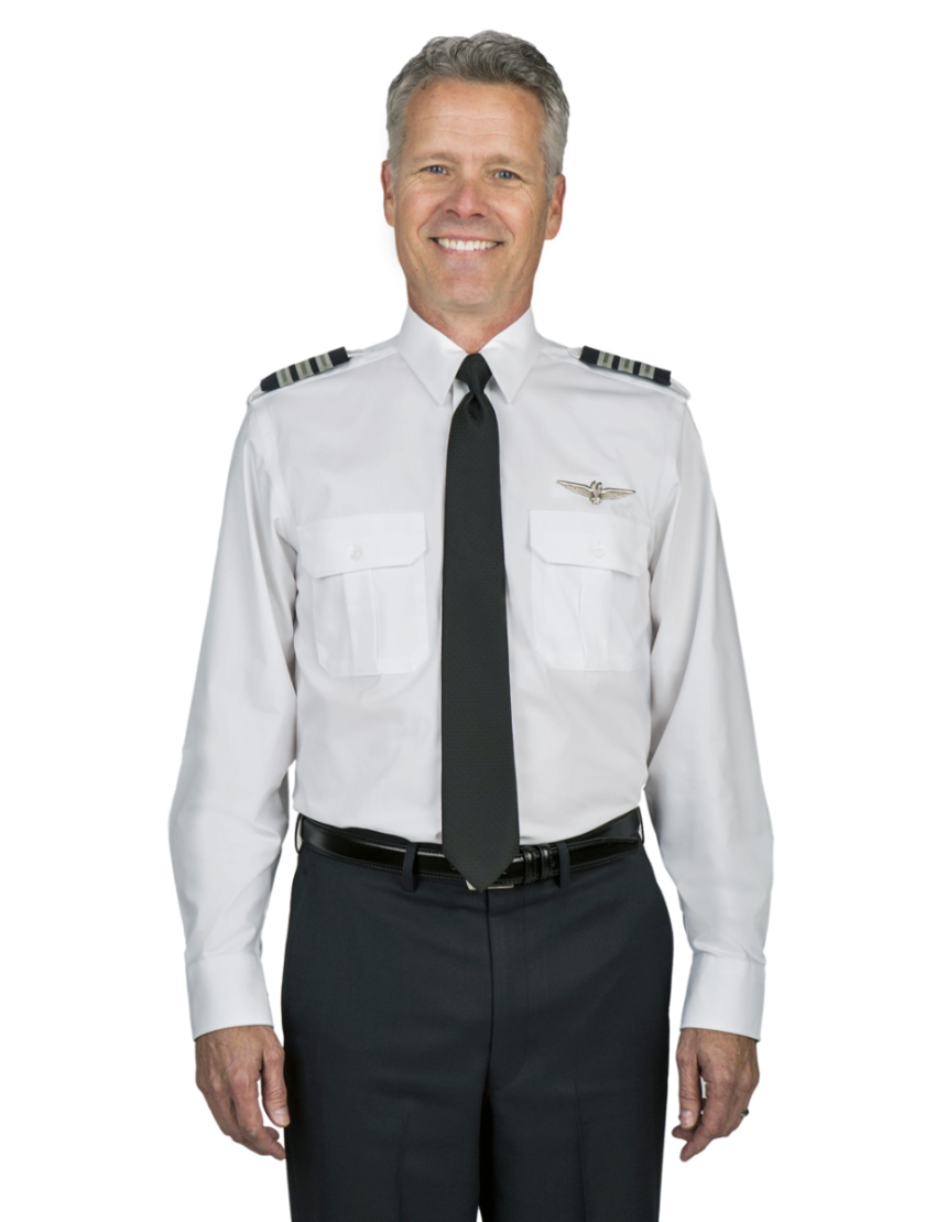 Sterling Tapered Open Pocket Long Sleeve Shirt w/ Eyelet